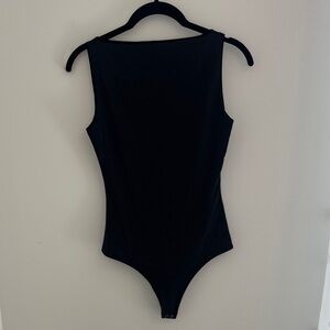 Abercrombie & Fitch Black Sleeveless Bodysuit